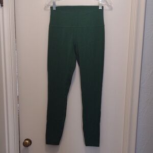 Lululemon Green High Waisted Leggings (J338)